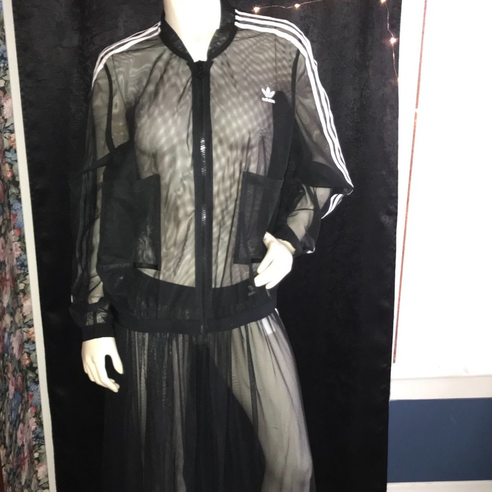 Adidas sheer Jacket/Skirt